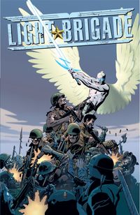 Light Brigade Comic, Lightning Brigade, Winged warrior, Schwert, Soldaten-Armee