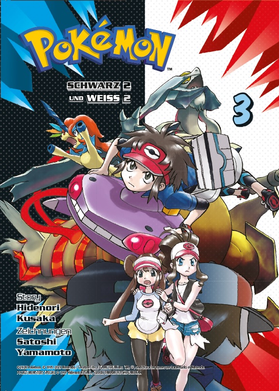 Pokémon Schwarz 2 und Weiss 2 Bd.1-4 Manga Pack