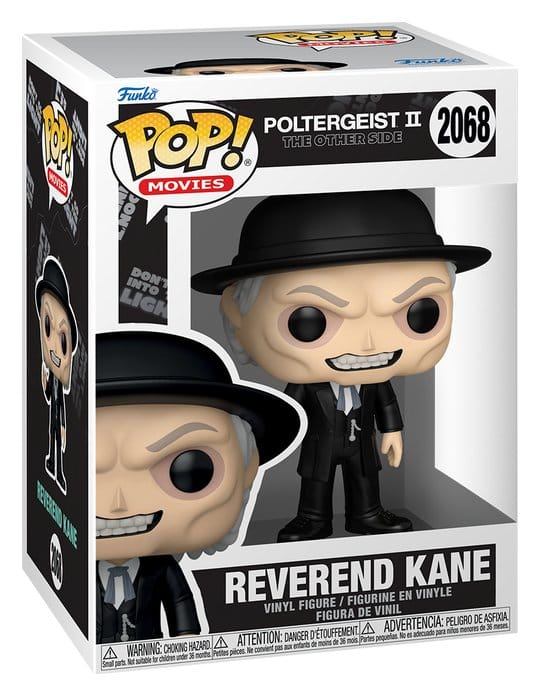 Vinylfigur, Funko Pop, Reverend Kane, schwarzer Anzug, Melone