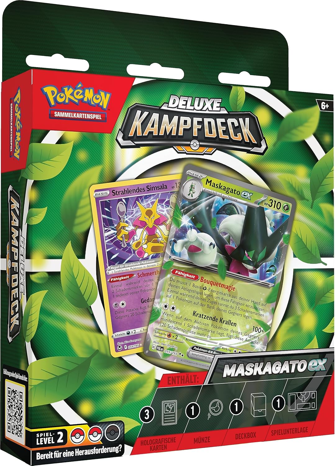 Pokémon CCG dt.: Karmesin & Purpur Deluxe Kampfdeck Maskagato ex Pokémon CCG dt.: Karmesin & Purpur Deluxe Kampfdeck Maskagato ex