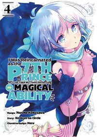 Manga, Cover, Prinzessin, blaues Haar, rosa Schal