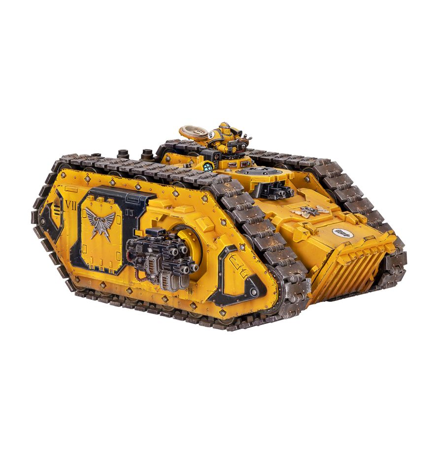 Horus Heresy: Legiones Astartes - Spartan Prometheus Assault Tank Panzer, Gelb, Kettenfahrzeug, Miniatur, Spielzeug