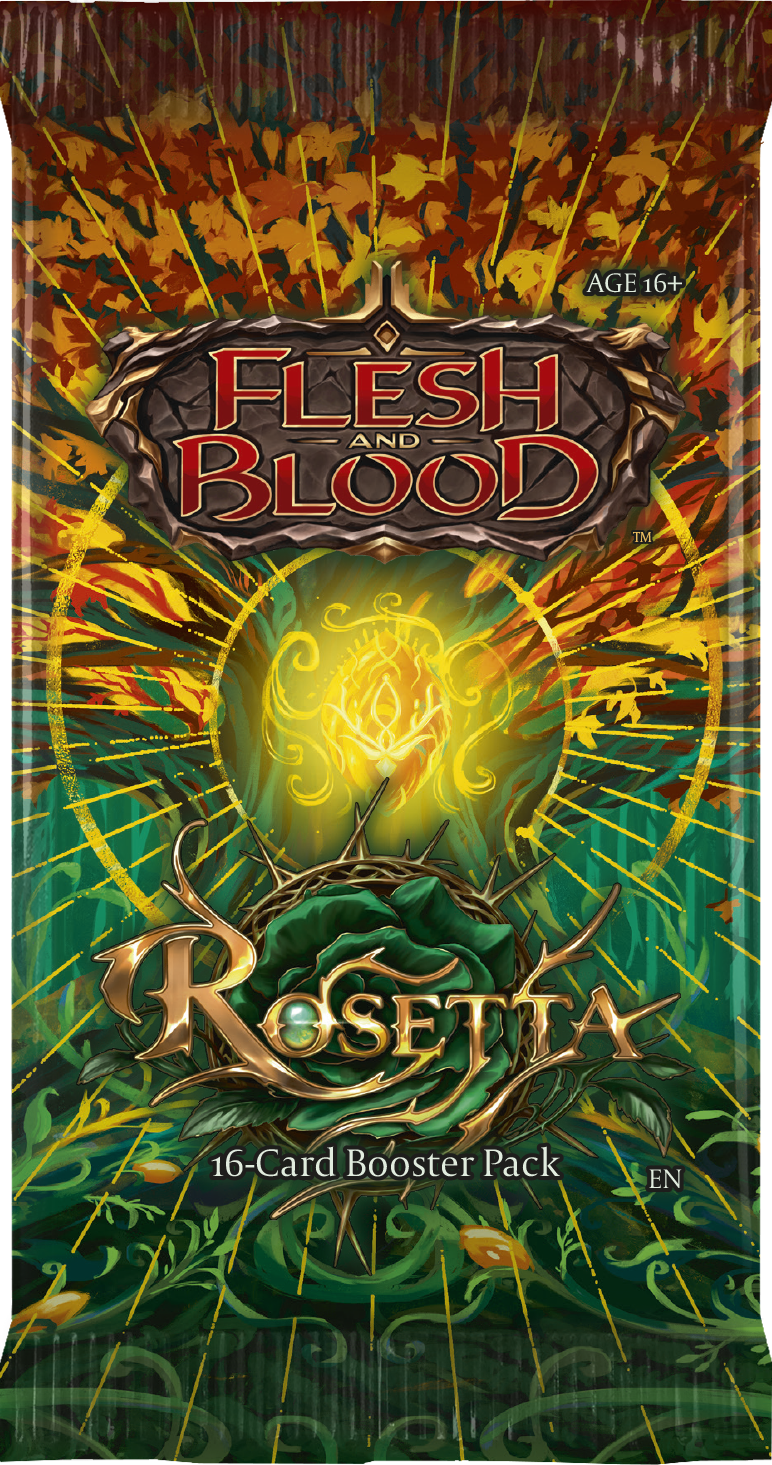 Flesh & Blood TCG: Rosetta Boosterpack Flesh & Blood TCG: Rosetta Boosterpack