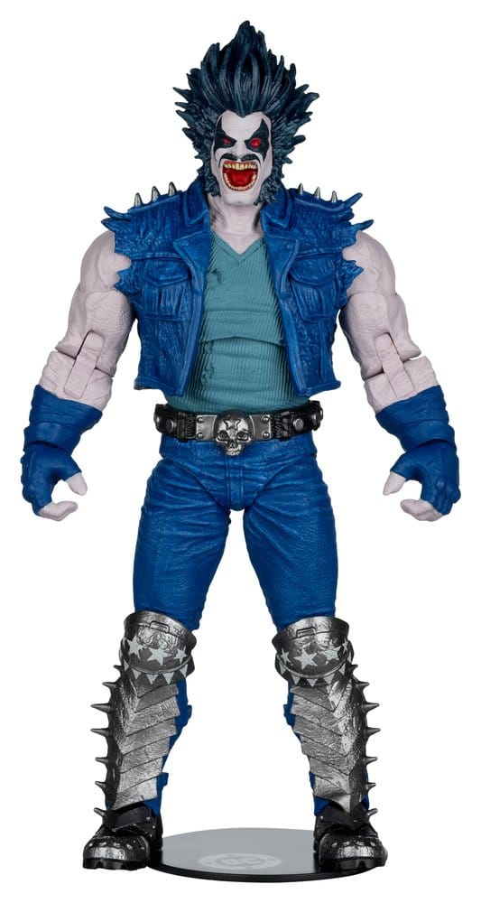 Actionfigur, Gothic, Harte Pose, Stiefel mit Spikes, Blue Leather Jacket