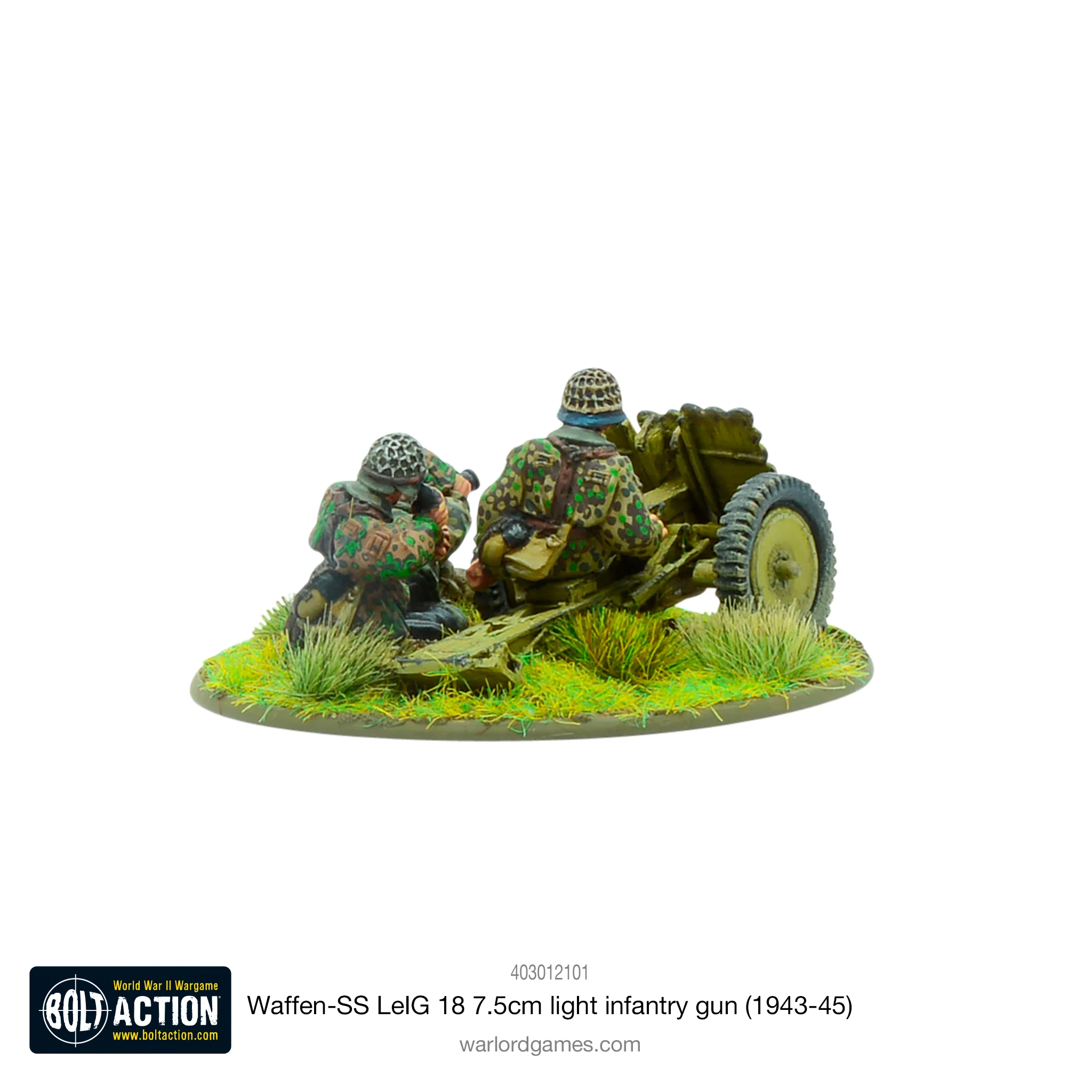 Bolt Action: German - Waffen-SS LeIG 18 7.5cm light infantry (1943-1945)