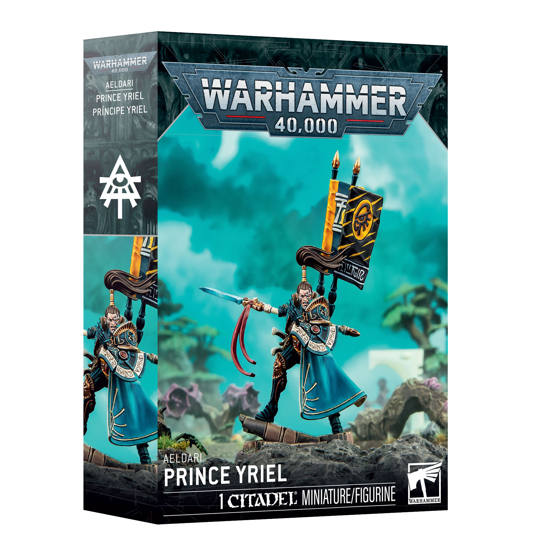 Warhammer 40k: Aeldari - Prince Yriel Miniatur, Figuren, Warhammer, Prince Yriel, 1:1 Maßstab