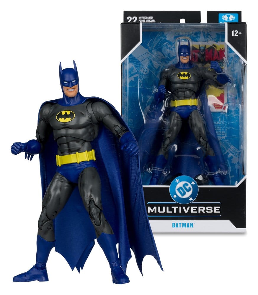 Batman Figur, Actionfigur, Batmans Kostüm, DC Multiverse, Blue Cape