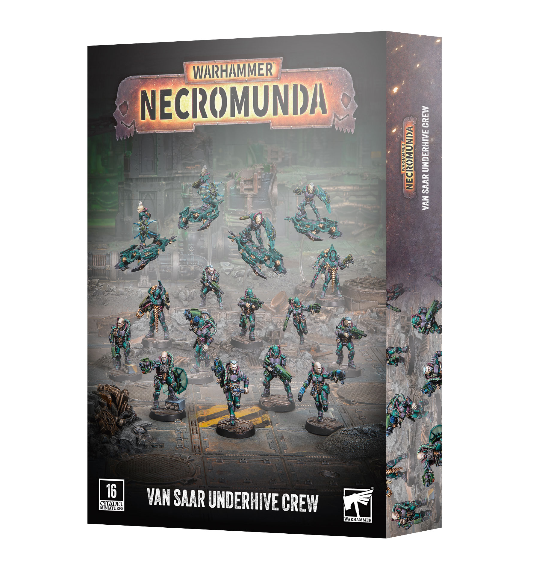 Necromunda: Van Saar Underhive Crew kleine figurinen, miniaturen, gesellschaftsspiel, tabletop, infanterie