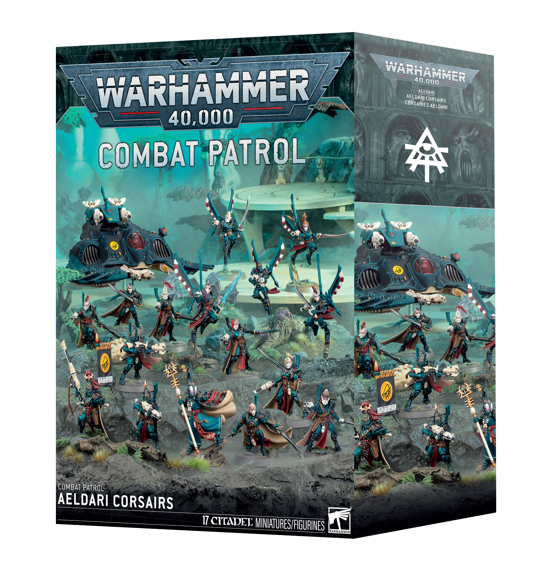 Warhammer 40k: Aeldari - Combat Patrol Aeldari Corsairs Miniaturen, Wargaming, Aeldari Corsairs, Combat Patrol, 40.000