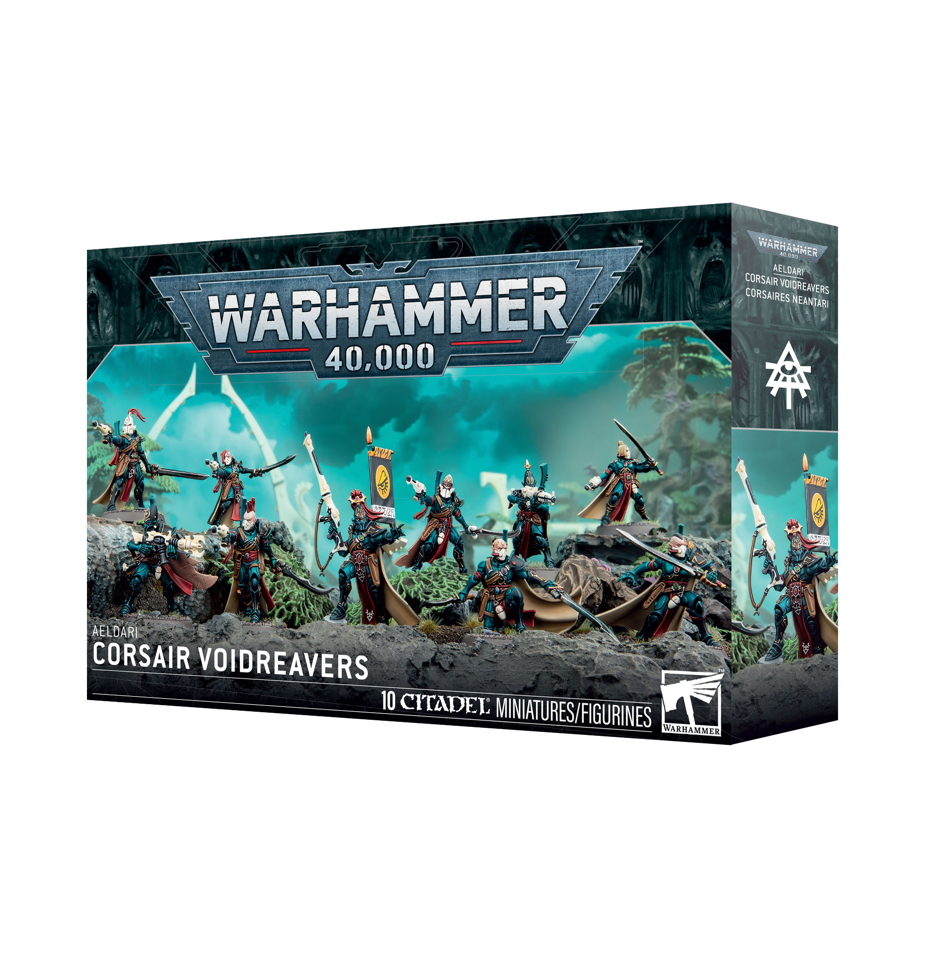 Warhammer 40k: Aeldari - Corsair Voidreavers Miniatures, Corsair, Voidreavers, Krieger, Themensetz