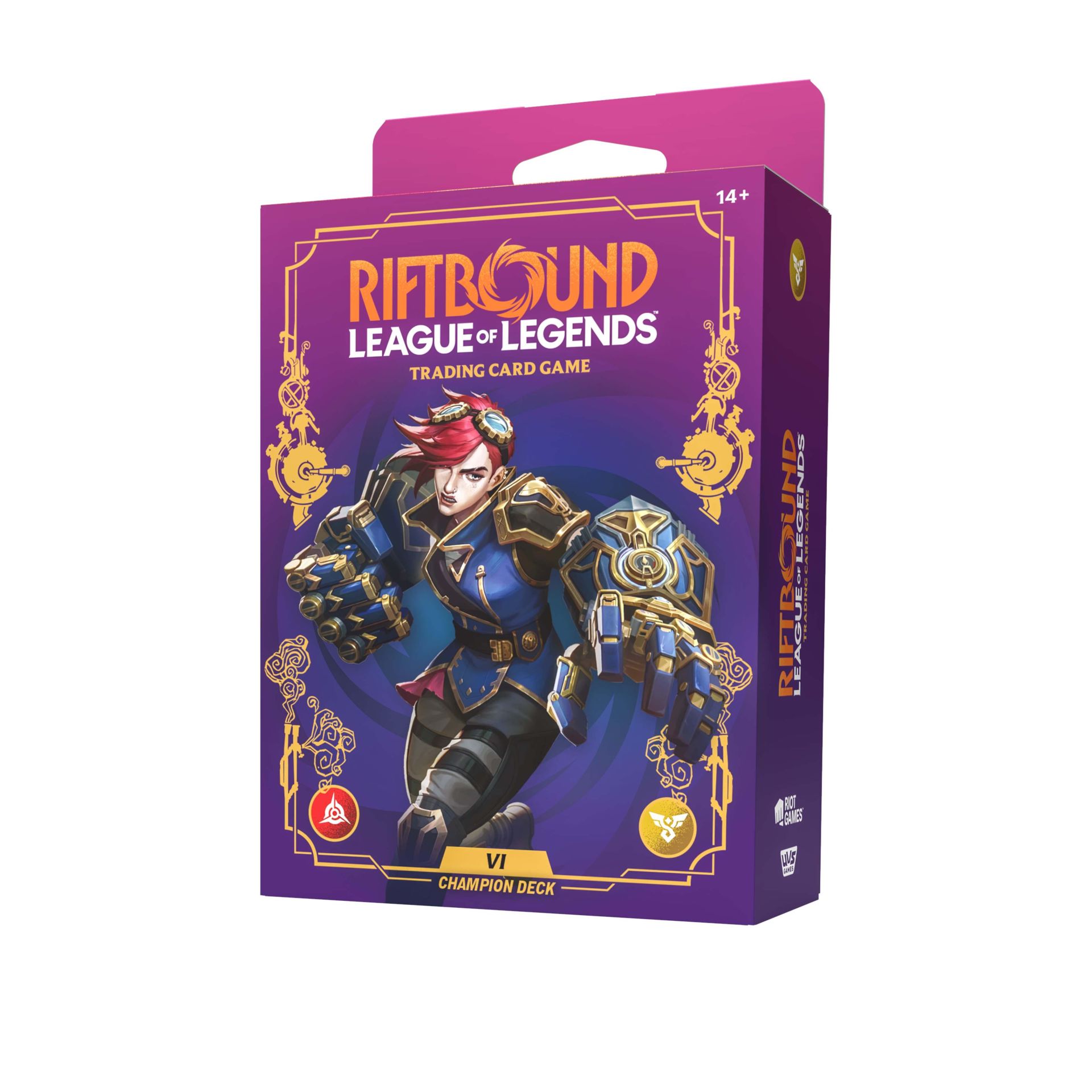 Trading card game, Deck box, Champion deck, Armor suit, Purple box