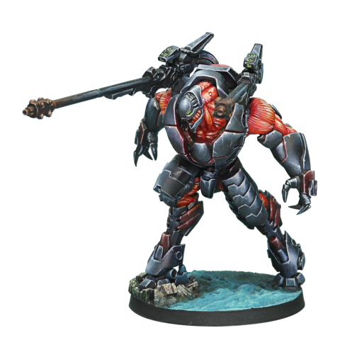 Infinity: Combined Army - Overdrone Batroids Tag Pack Mech, Roboter, Miniatur, Figur, Graugrau