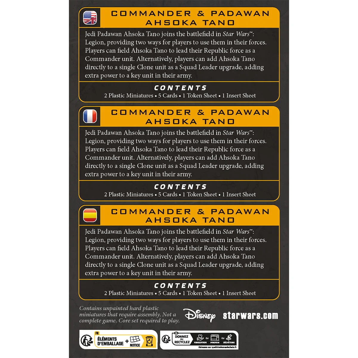 Star Wars: Legion - Commander & Padawan Ahsoka Tano Star Wars: Legion - Commander & Padawan Ahsoka Tano