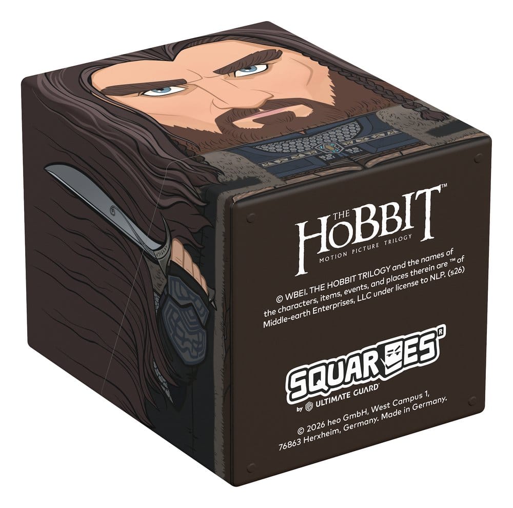 Ultimate Guard: Deckbox Squaroes Hobbit - Thorin Oakenshield (HOB003) Der Hobbit, Box, Würfel, Würfelfigur, SQUARE ENIX