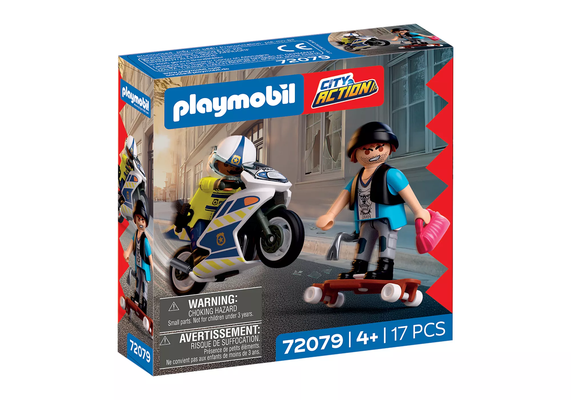 Playmobil: City Action - Verfolgungsjagd mit Motorrad