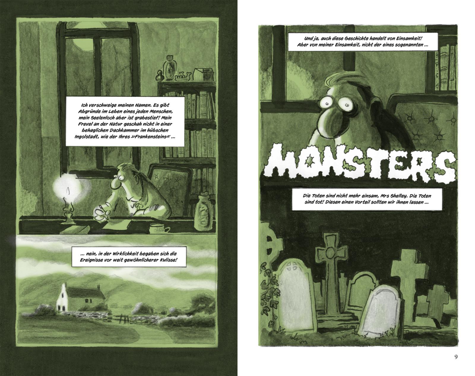 Die Unheimlichen: Frankenstein nach Mary Shelley