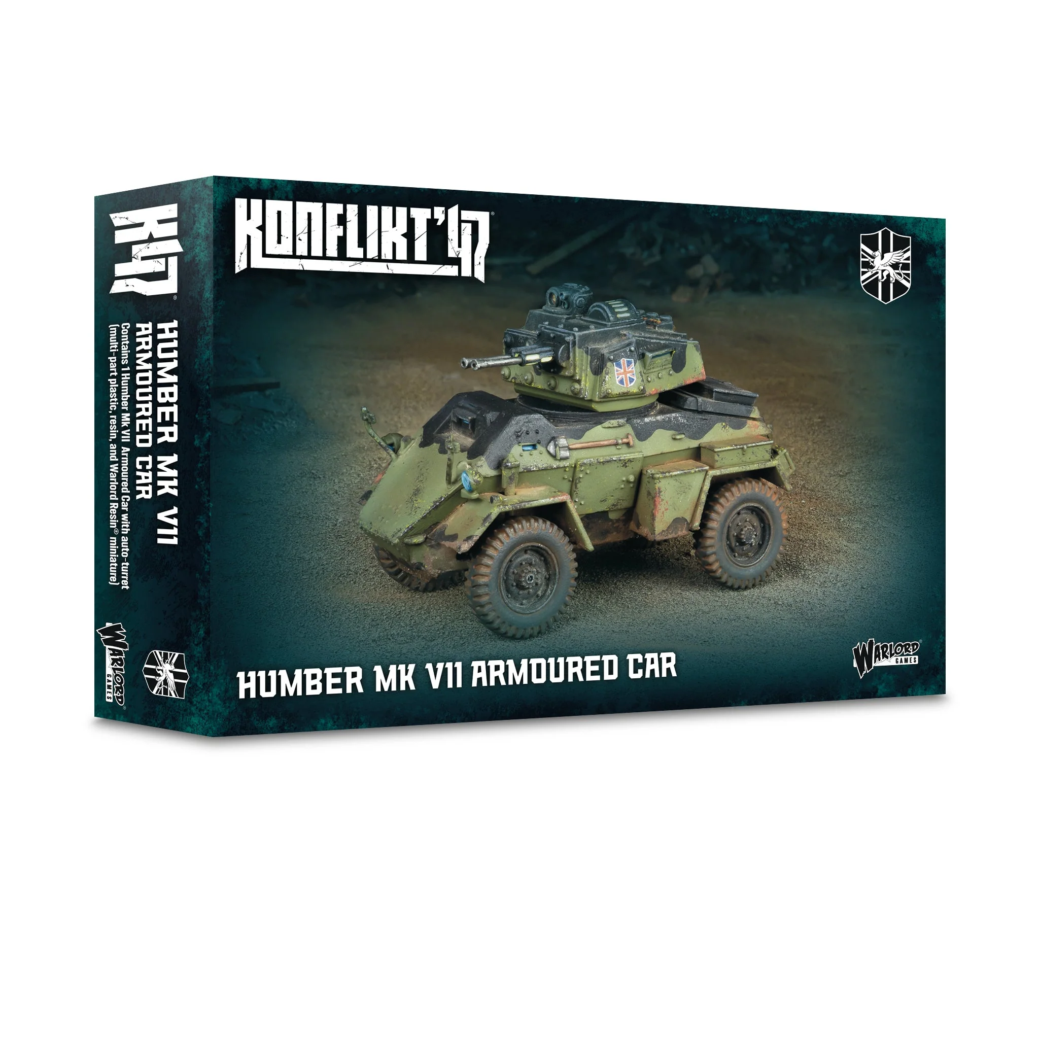 Konflikt '47: Humber MK VII Armoured Car Humb er MK VII, Panzerwagen, Modellauto, Militärfahrzeug, Miniaturmodell