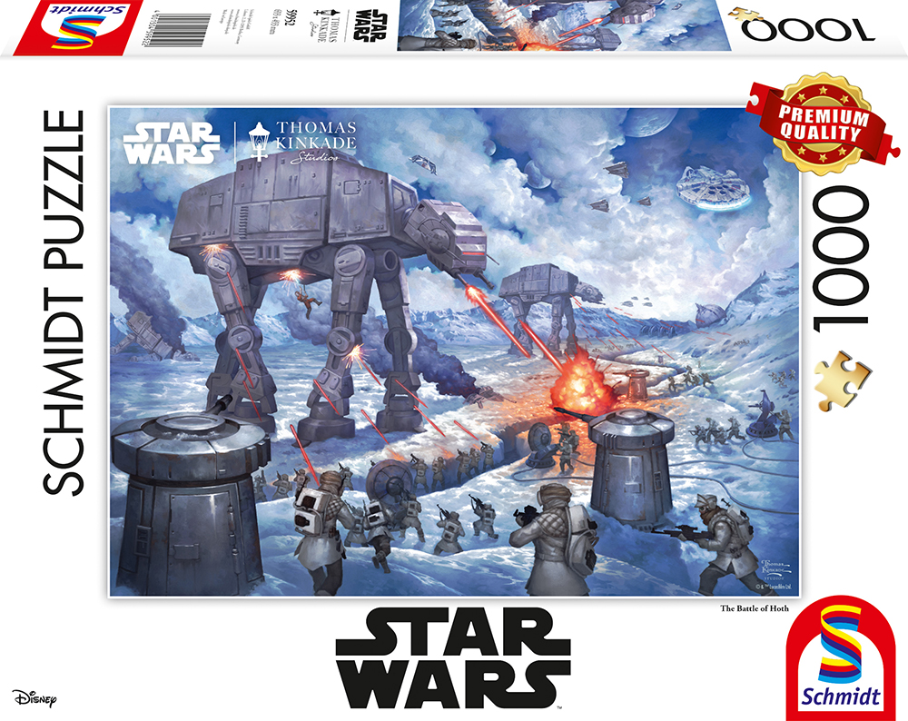 Puzzle: Star Wars - The Battle of Hoth Kinkade (1000) Puzzle: Star Wars - The Battle of Hoth Kinkade (1000)