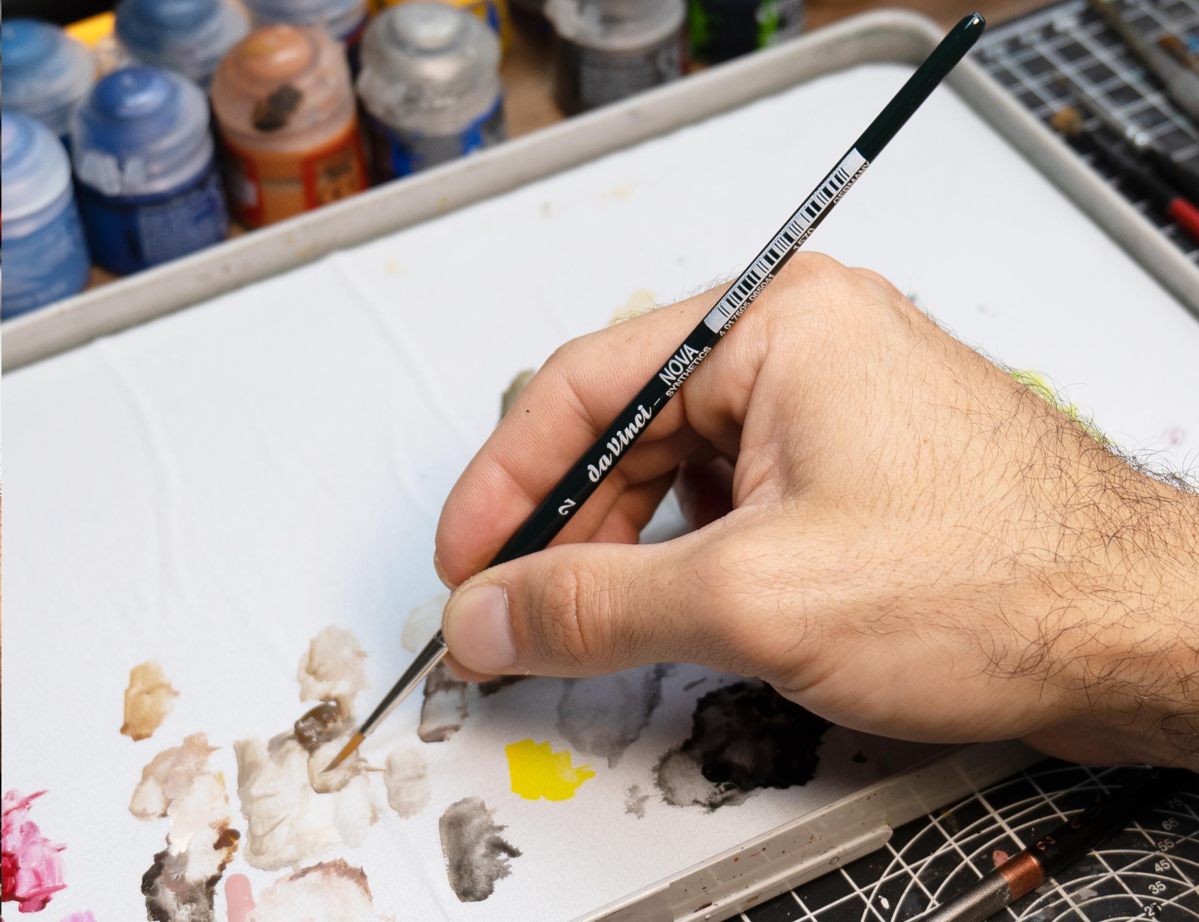 Da Vinci: "Nova" Aquarell gold synth 2 Da Vinci: "Nova" Aquarell gold synth 2