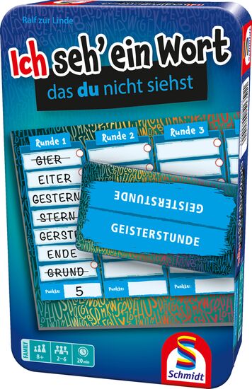 Wortspiel, Geisterstunde, Rundenspiel, Karten, Gedächtnis