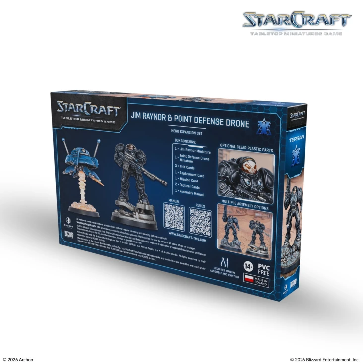 Starcraft TMG: Terran - Jim Reynor & Point Defense Drone Starcraft TMG: Terran - Jim Reynor & Point Defense Drone