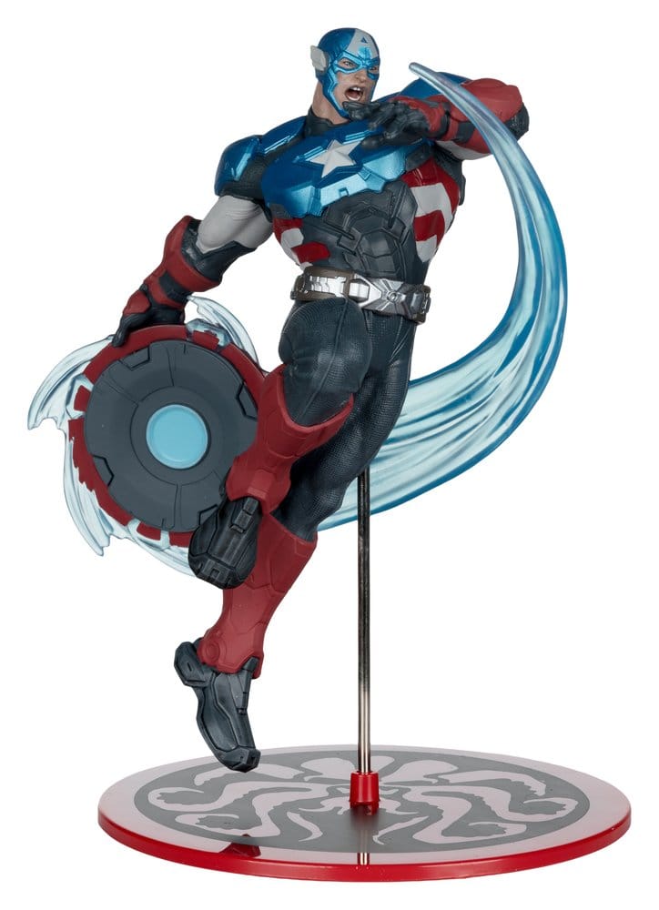 Figur, Superheld, Captain America, Schilde, Basishalterung