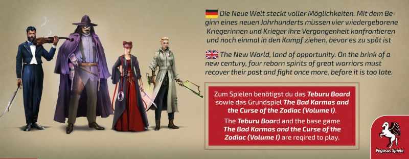 Teburu: The Bad Karma - The New World Heroes figuren, charaktere, schwerter, cape, lila-hut