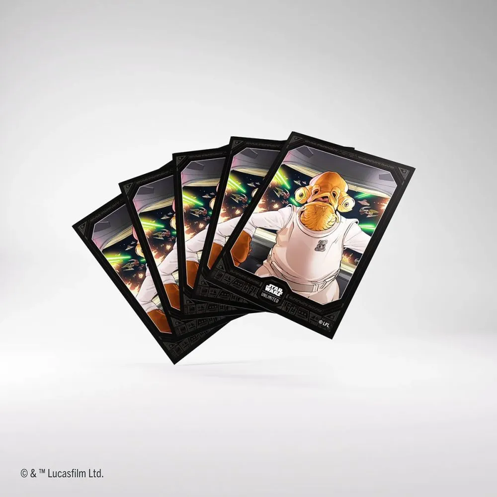 Star Wars Unlimited CCG: Supply - Art Sleeves Admiral Ackbar Star Wars Unlimited CCG: Supply - Art Sleeves Admiral Ackbar