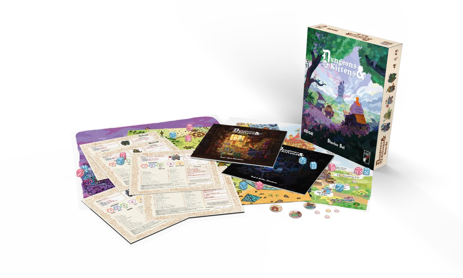 Gesellschaftsspiel, Dungeons & Dragons, Abenteuer-Spiel, Kartenspiel, Spielmaterialien