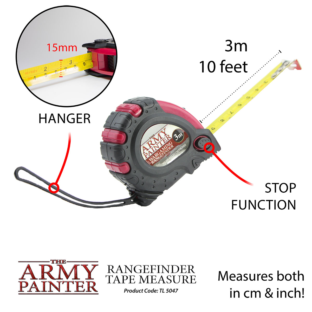 Army Painter: Tool - Rangefinder Tape Measure