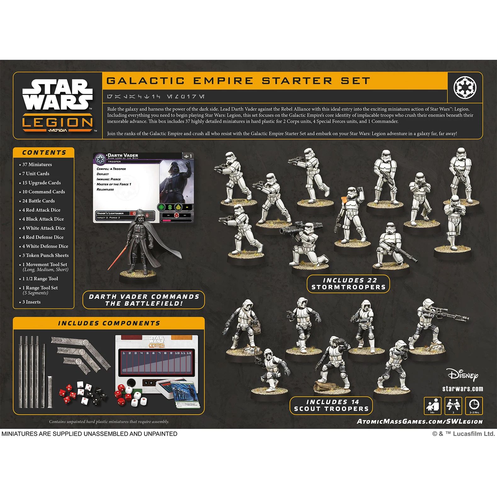Star Wars: Legion - Starter Set Galactic Empire (multilingual)