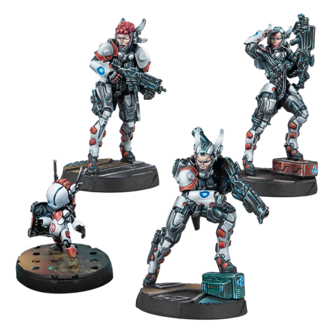 Infinity: Nomads - Riot Girls Miniatur, Actionfigur, Science-Fiction, Android, Viererteam