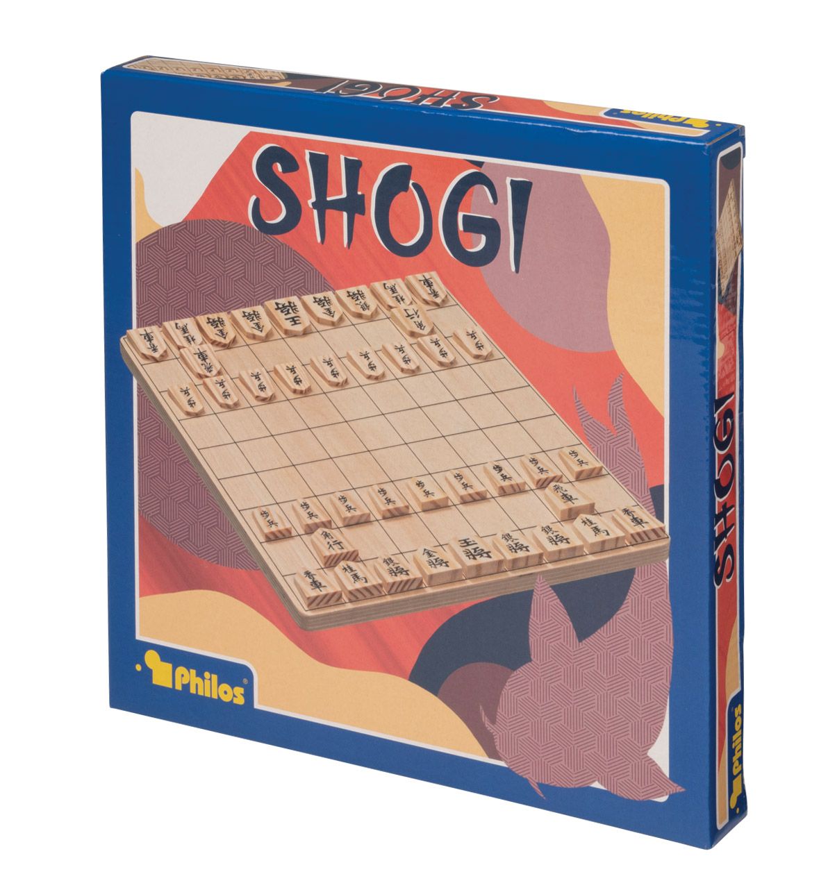 Schachspiel, Shogi, Holzbrett, Holzsteine, Faltbares Set