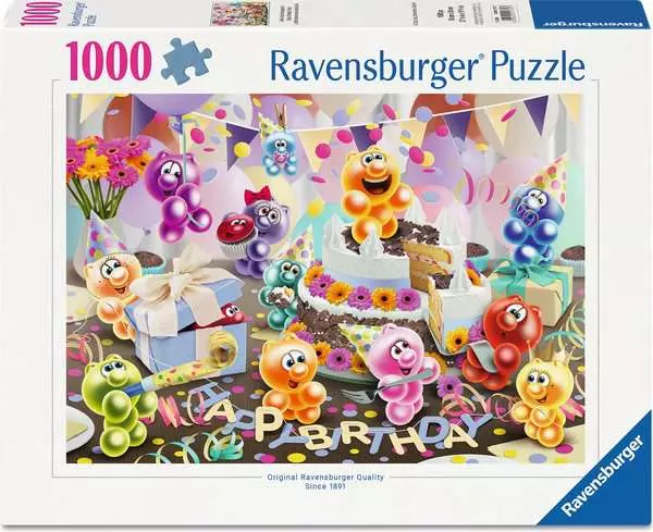 Puzzle: Gelini Geburtstagsparty Puzzle, Geburtstag, Bunte Tiere, Ravensburger, Kinderpuzzle
