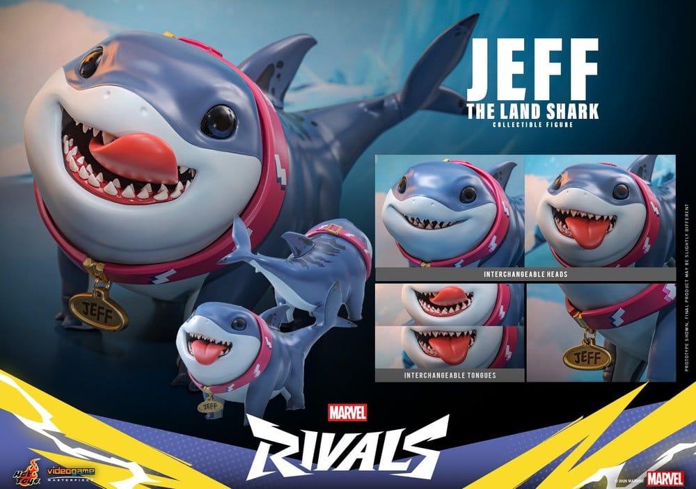 Marvel Rivals AF: Jeff the Land Shark Masterpiece Series 11cm