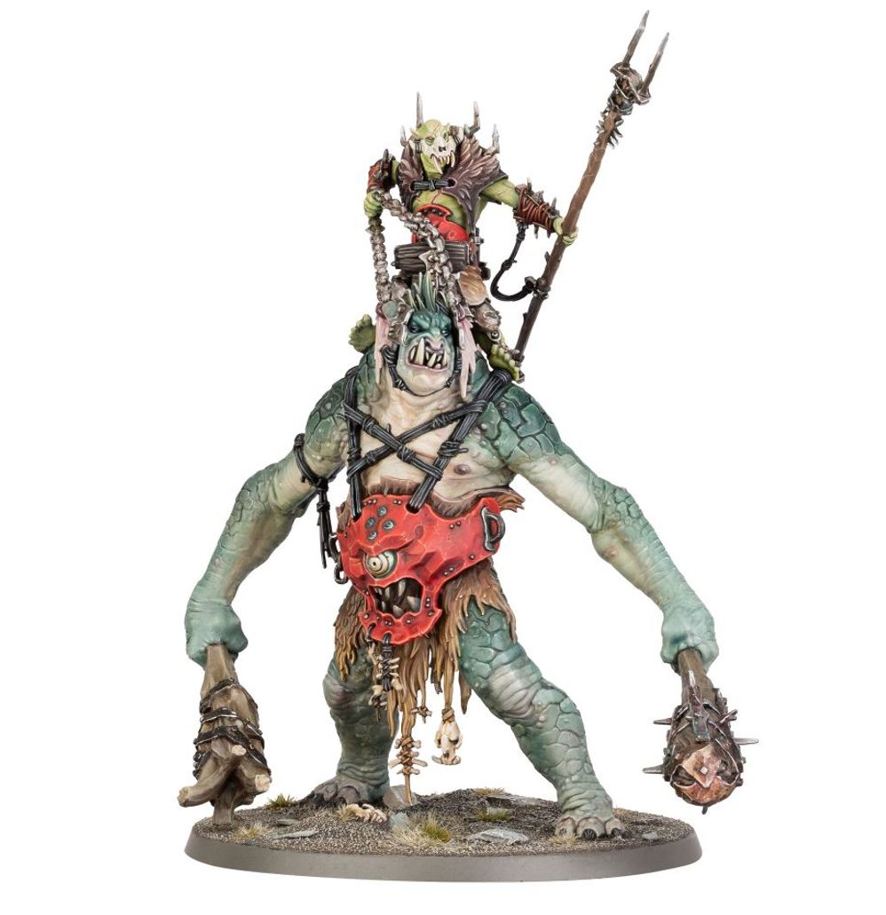 Warhammer: Orruk Warclans - Brechaboss auf Torfbestien-Troggoth