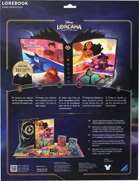 Lorcana TCG: Lorebook Card Portfolio Vaiana/Mickey/Cruella