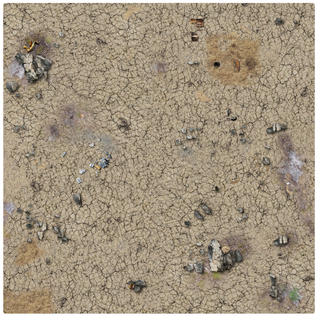 Battle Systems: Desert Wasteland Gaming Mat 3x3