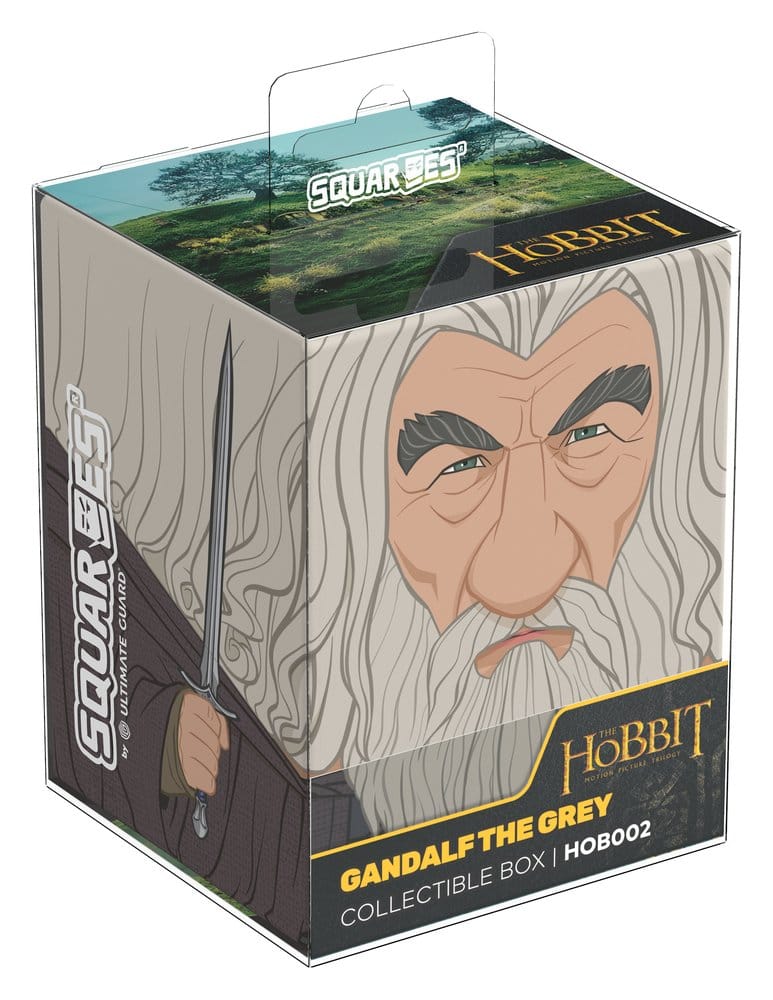 Ultimate Guard: Deckbox Squaroes Hobbit - Gandalf (HOB002) Gandalf the Grey, Gandalf Grey, Collectible, Figur, Boxed figure