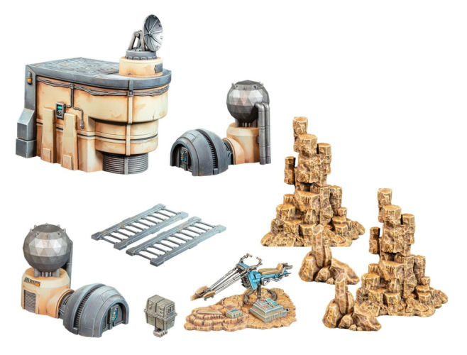 Star Wars: Shatterpoint - Take Cover Terrain Pack (Geländeset "In Deckung!")