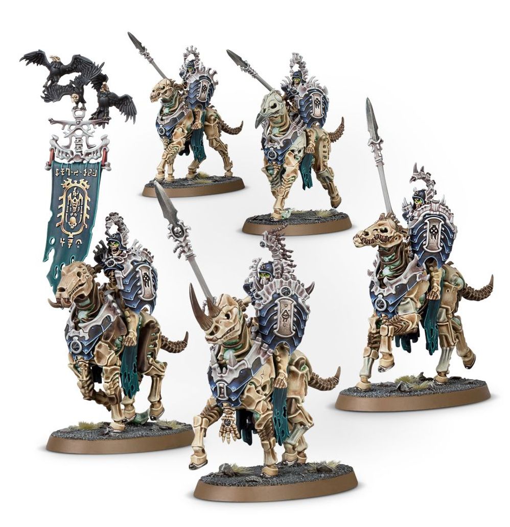 Warhammer: Ossiarch Bonereapers - Kavalos Deathriders Warhammer: Ossiarch Bonereapers - Kavalos Deathriders