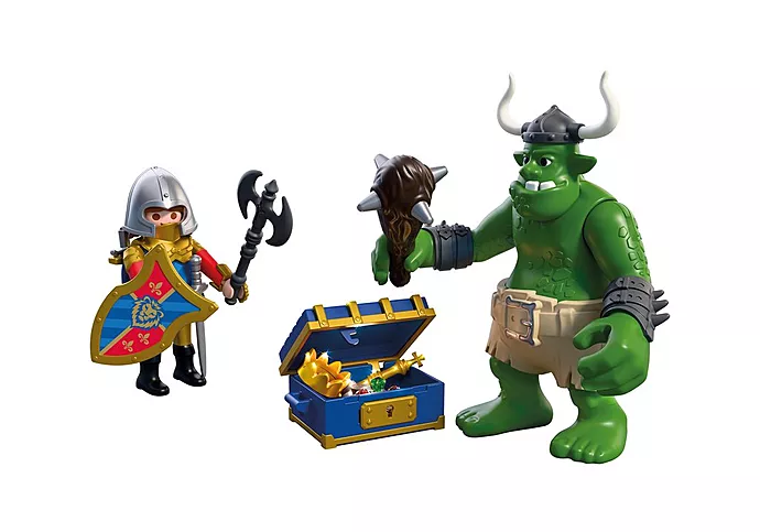 Playmobil: Knights - Troll mit Löwenritterschatz Playmobil: Knights - Troll mit Löwenritterschatz