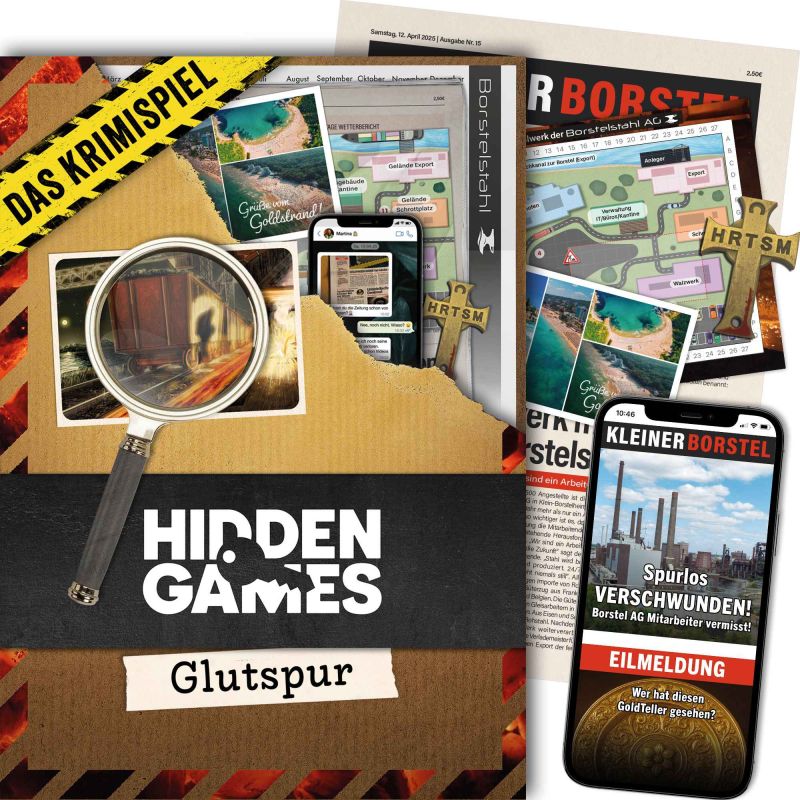 Hidden Games: Glutspur (Fall 16) krimi, spiel, handy, kamera, buch