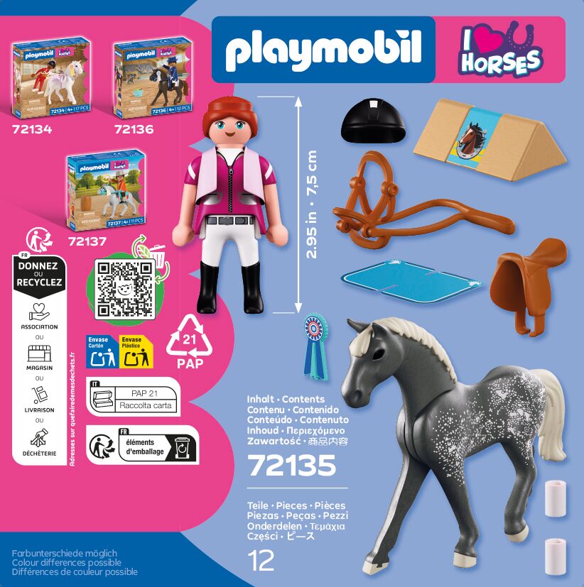 Pferd, Stallpferd, Pferdefigur, Reittier, Reiter-Set