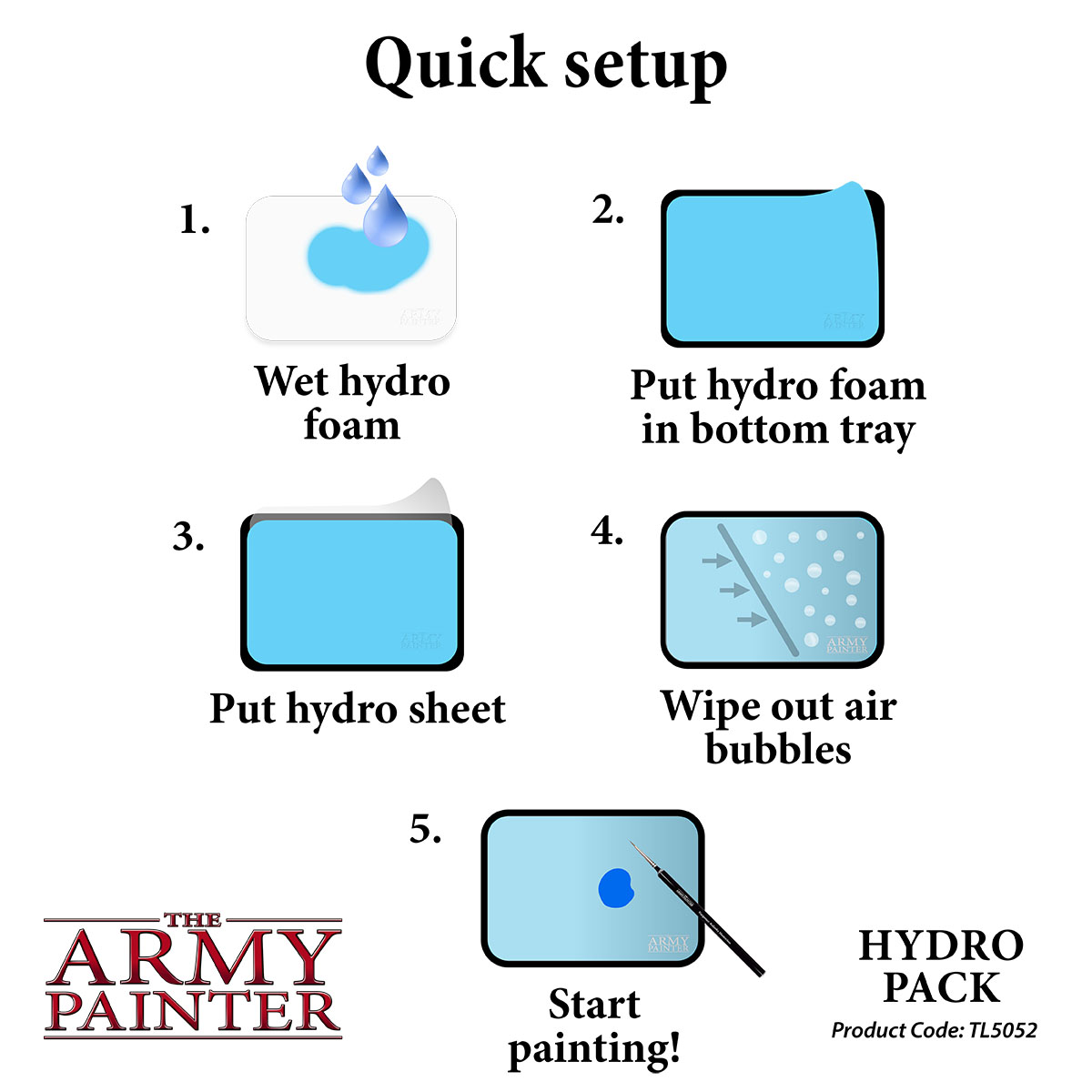 Army Painter: Tool - Wet Palette Hydro Pack Army Painter: Tool - Wet Palette Hydro Pack