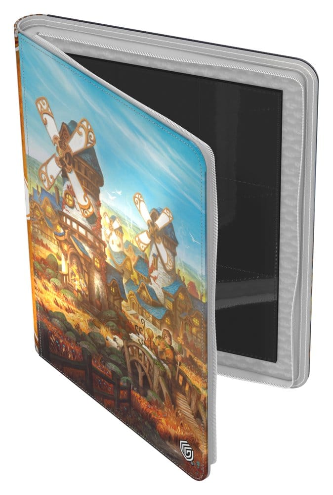 Ultimate Guard: Zipfolio 18-Pocket Xenoskin 360 - Magic: Lorwyn Eclipsed - Plains tablet case, Reißverschluss, Landschaft, Windmühle, Kunstdruck