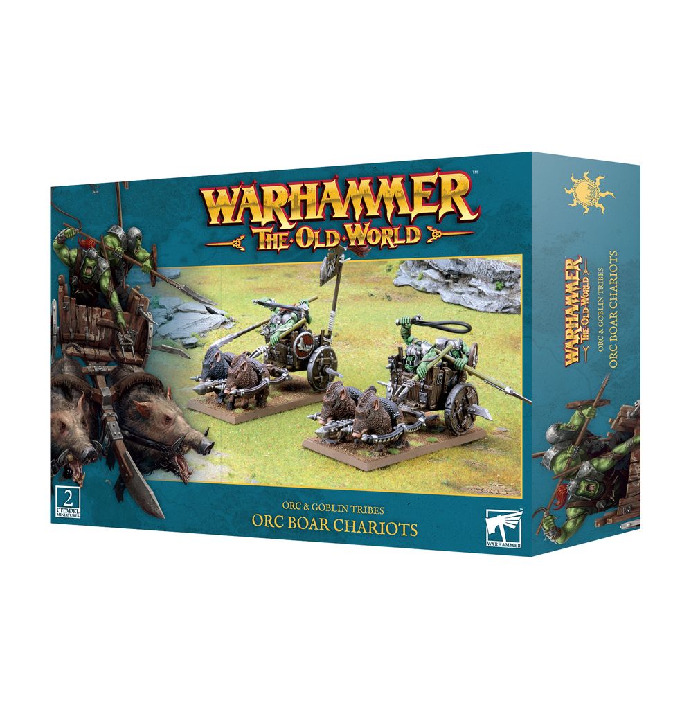 Warhammer: The Old World Orc & Goblin Tribes - Boar Chariots Warhammer: The Old World Orc & Goblin Tribes - Boar Chariots