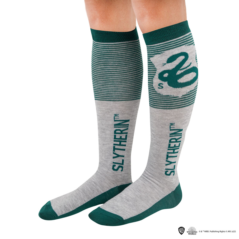 Harry Potter: Kniestrümpfe Slytherin 3er Pack (Gr.35-45)