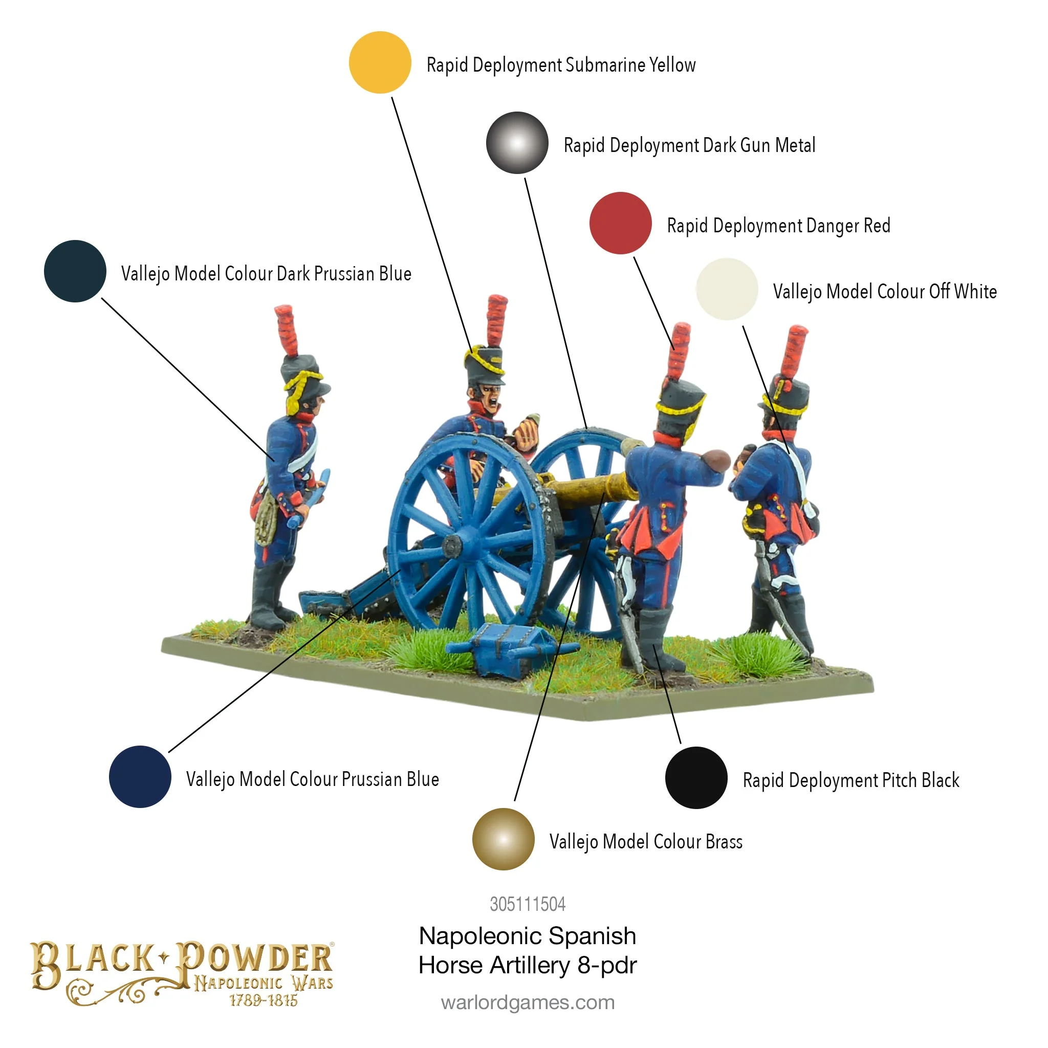 Black Powder: Napoleonic Spanish Horse Artillery with 8-pdr