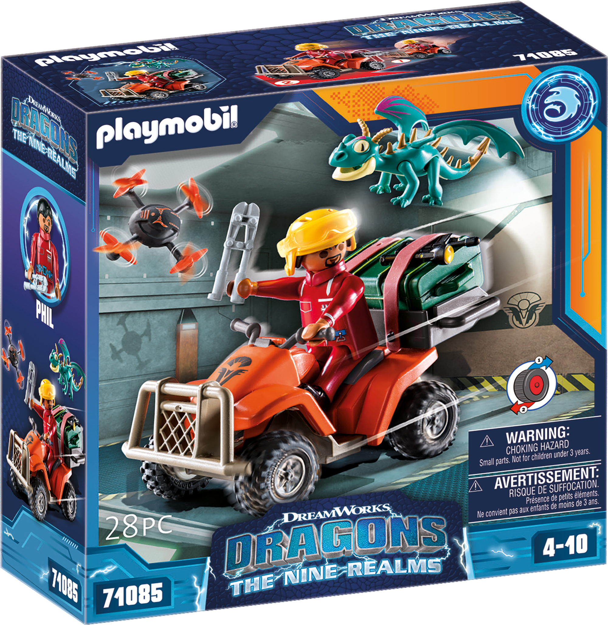 Playmobil: Dragons - Nine Realms Icaris Quad & Phil